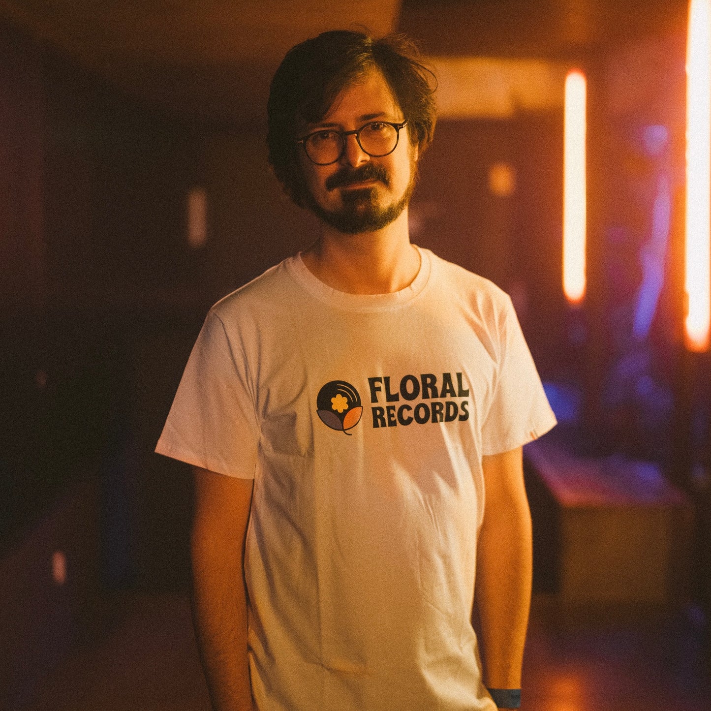 T-Shirt - Floral Records