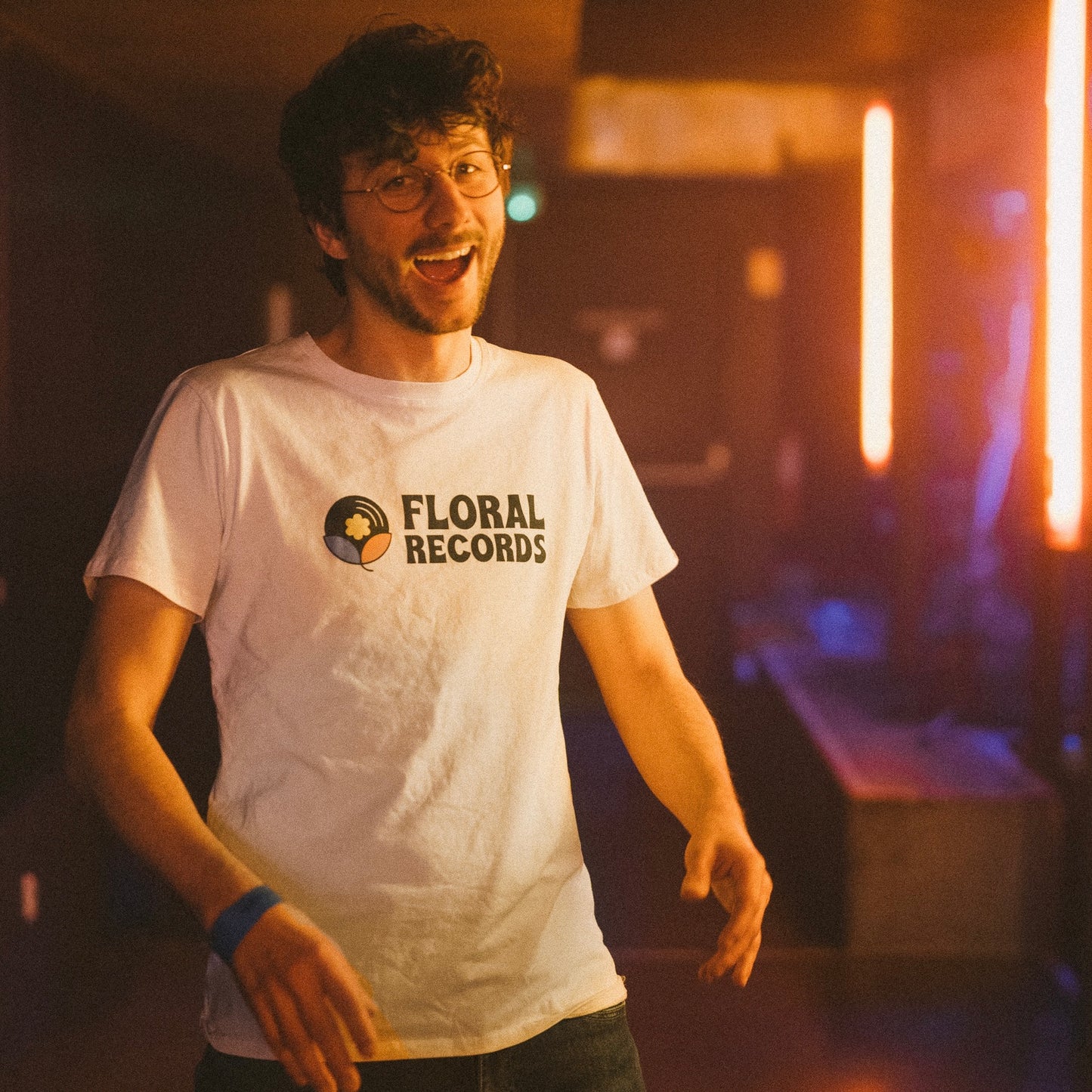 T-Shirt - Floral Records