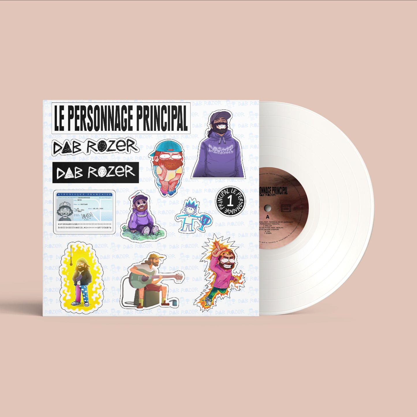 (PRÉCOMMANDE) Vinyle - Dab Rozer - Le personnage Principal
